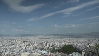 Panoramic view of the Athens city-Greece from high angle.