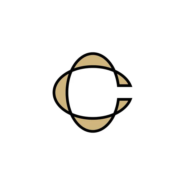 Yaratıcı Harfi Logo Tasarım Çizim Vektör Şablonu — Stok Vektör