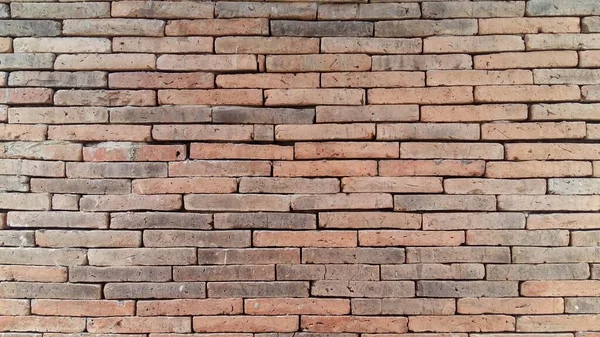 Backsteinmauer Hintergrund Ist Eine Wand Aus Lehmziegeln Der Struktur Stärke — Stockfoto