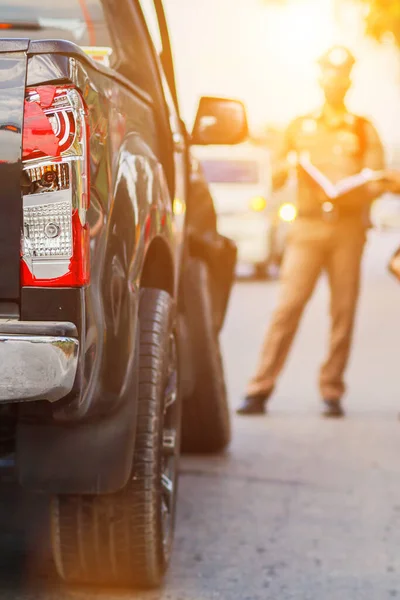 Ongeluk Een Pick Truck Botste Met Een Pick Truck Verloor — Stockfoto