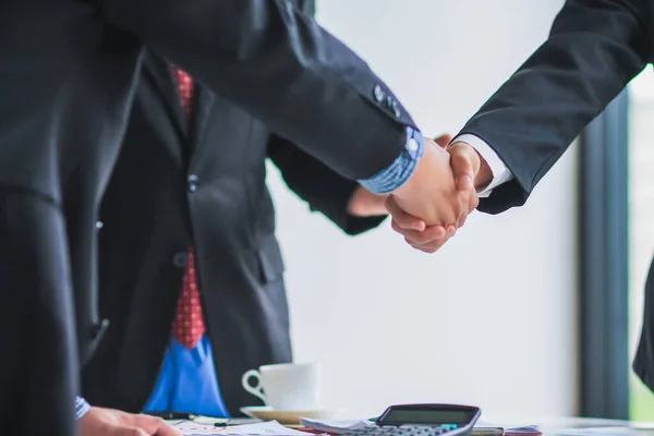 Group Business People Who Joining Hands Symbol Investment Doing Business — Stockfoto