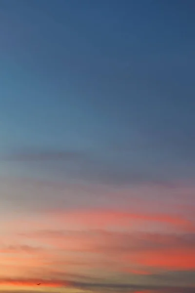 Beautiful scenery background of the sky during twilight makes it possible to see the beautiful colors of the natural sky. Beautiful colorful backdrop of the evening sky after sunset.