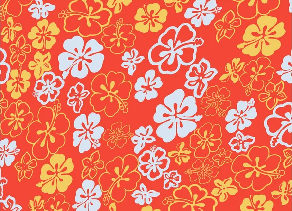 Beyaz ve sarı çiçekler turuncu renksiz vektör deseninde dönüşümlü olarak. Çiçek arkaplan kumaşlar, duvar kağıtları, ev dekorasyonları tekstil, hediye paketi için kullanılır..