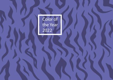 Abstract motley banner. Vector illustration. The trendy color of 2022 is very peri. Composition for covers of books, posters, flyers, magazines