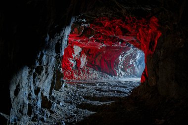 Tunnels of old abandoned mine
