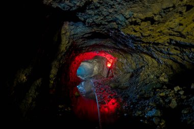 Tunnels of old abandoned mine
