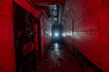 Tunnels of old abandoned bunker