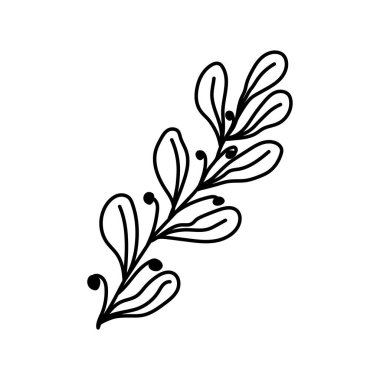 El yapımı dal, dekoratif tasarım elementi. Çerçeve için fırça, çelenk