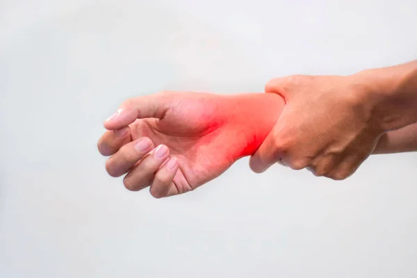 Entzündung Des Handgelenks Konzept Der Gelenkschmerzen Oder Arthrose — Stockfoto