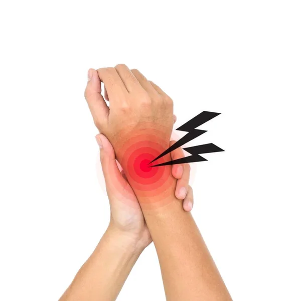 Bilek Eklemi Iltihabı Eklem Ağrısı Veya Osteoartrit Kavramı — Stok fotoğraf