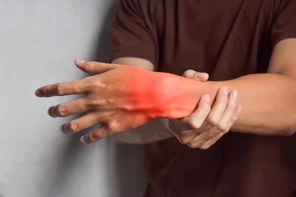 Inflammation Wrist Joint Concept Joint Pain Osteoarthritis — Stock Photo, Image