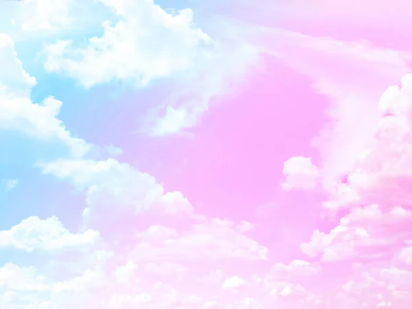 Pastel sky in the new normal abstract background and nature background