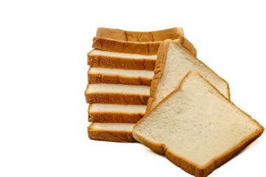 Dilimlenmiş ekmek, üst üste binen beyaz ekmek