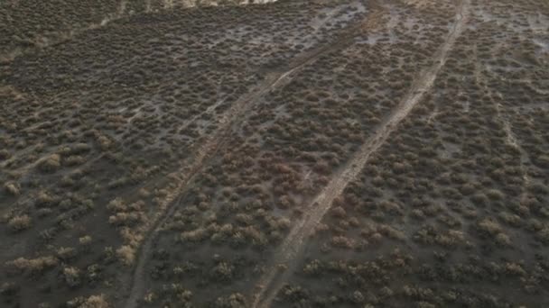 Природні Вулканічні Термальні Гарячі Джерела Пустелі Високоякісні Кадри — стокове відео