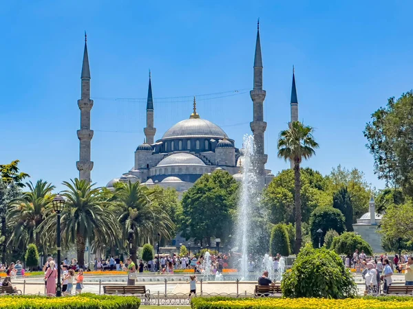 Стамбул Турция Июля 2022 Великолепная Мечеть Султана Ахмеда Известная Знаменитая — стоковое фото
