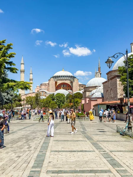 Istanbul Turkey July 2022 Magnificent Beautiful Hagia Sophia Church Museum — Foto de Stock