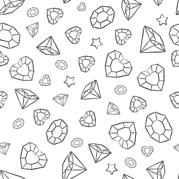 Art Coloring Pages Pattern Stones Digital Illustration Fashion Print Modern — Vettoriale Stock