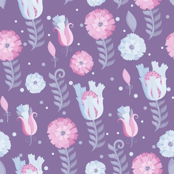 Çiçek süsü ile kusursuz desen. Suluboya tasarımı. Tasarım için Raster çizimi. Kumaş veya kağıda yazdırmak için yazdır.