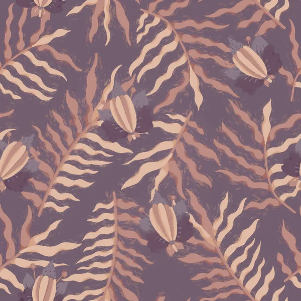 Koyu arkaplanda çiçek süsü olan kusursuz bir desen. Suluboya tasarımı. Tasarım için Raster çizimi. Kumaş veya kağıda yazdırmak için yazdır.