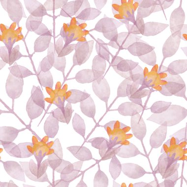 Kusursuz desen. Çiçek süslemeli bir arka plan. Kumaş ya da kağıt üzerine tasarım ve baskı için Raster illüstrasyon. Moda. Kartpostal, ambalaj, paketleme veya yapıştırma kitabı tasarımı.