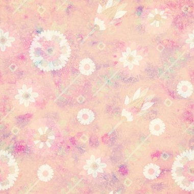 Kusursuz desen. Çiçek süslemeli bir arka plan. Ambalaj, ambalaj, kartpostal ya da koleksiyon kitabı tasarımı için Raster çizimi. Kumaş ya da kağıt üzerine baskı yapmak için.