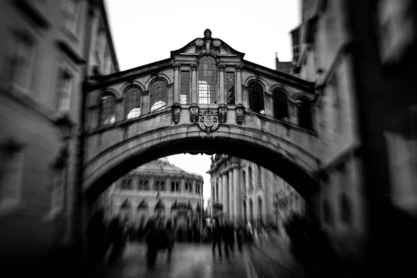 Old Style Look City Oxford City Central Southern England — Stock Photo, Image