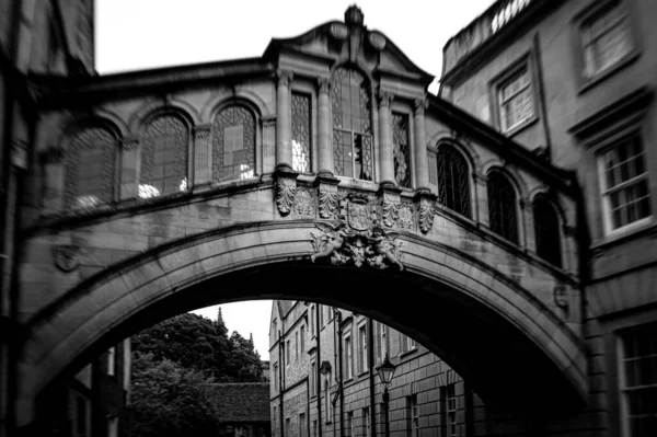 Look Vecchio Stile Della Città Oxford Una Città Nel Centro — Foto Stock