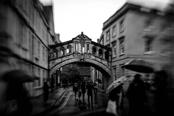 An old style look of the city of Oxford, a city in central southern England, UK