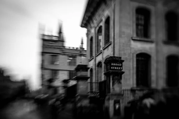 Look Vecchio Stile Della Città Oxford Una Città Nel Centro — Foto Stock