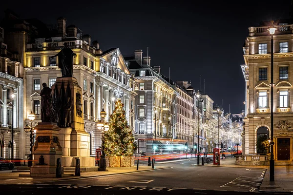 Waterloo Place Julen London England Storbritannien — Stockfoto