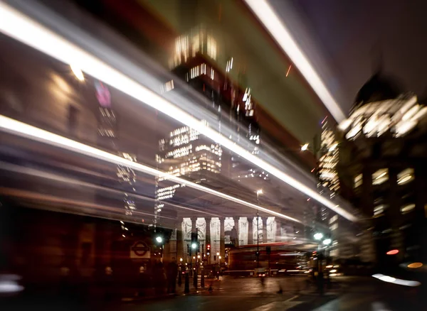 Vista Sfocata Royal Exchange Londra Inghilterra Regno Unito — Foto Stock