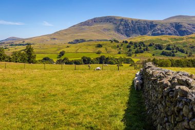 Keswick çevresindeki tepeler Lake District 'de, Cumbria' da bir bölge ve ulusal park kuzeybatı İngiltere 'de.