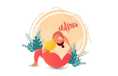 Uluslararası yoga günü, yoga vücut duruşu. Yoga ve Güneş selamı pratiği yapan bir grup kadın.