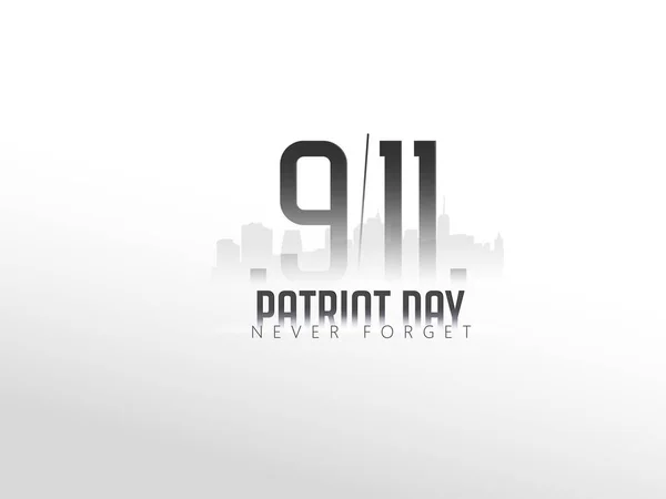Vector Illustration Patriot Day Veterans Day American Flag 911 Patriot — Stock vektor