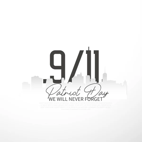 Vatanseverlik Günü, gaziler günü, Amerikan Bayrağı. 11 Eylül, Vatanseverlik Günü. Tasarım Şablonu. Vatanseverlik Günü 'nü asla unutmayacağız.