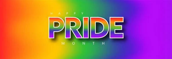Lgbt Pride Month 2021 Vector Concept Freedom Rainbow Flag Hearts — Vector de stock