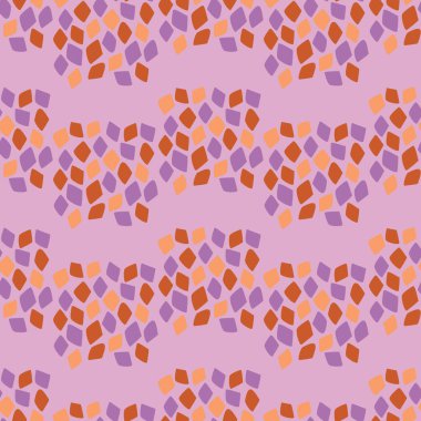 Çoklu renk eşkenar dörtgenli vektörsüz desen. Mozaik desen.