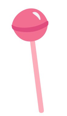 Lolipopun vektör çizimi. Beyaz arkaplanda izole.