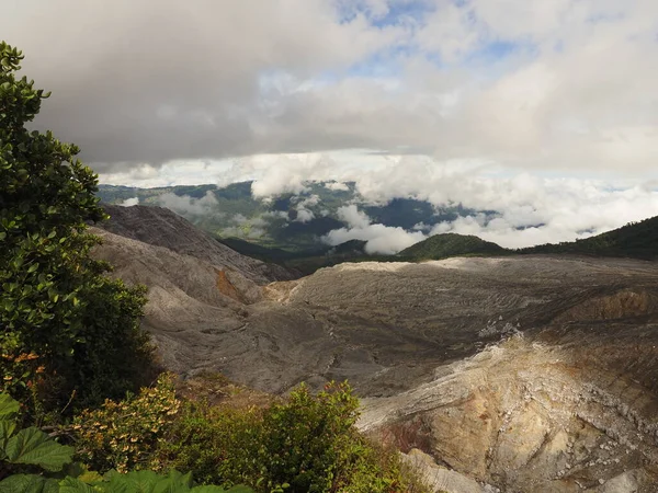 Cratere Del Vulcano Poas Costa Rica — Foto Stock