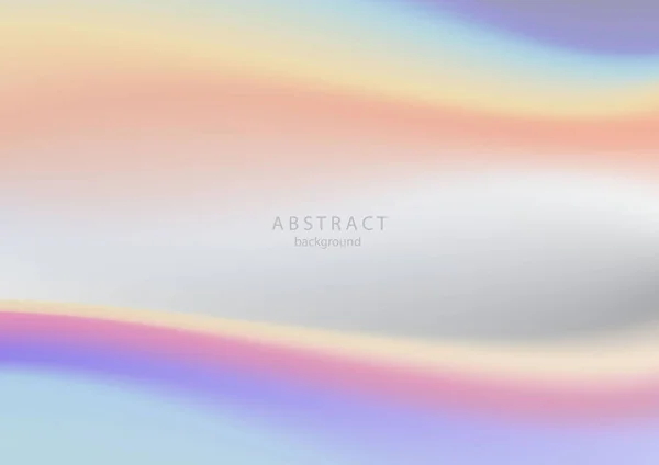 Holographic Abstract Colorful Background Spectrum Backdrop Gradient Mesh Iridescent Graphic — Vettoriale Stock