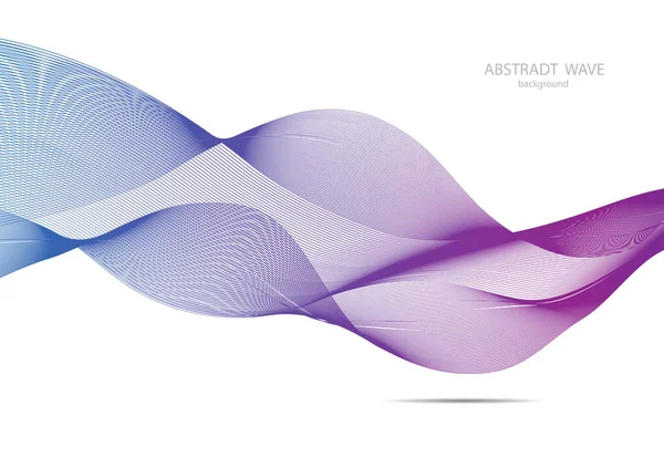 Abstrakte Technologie Liniert Hintergründe Durch Wellenlinien Hintergrund Kurve Modernes Muster — Stockvektor