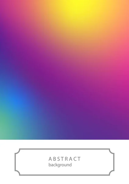 Holografisk Abstrakt Färgstark Bakgrund Spektrumbakgrund Med Gradientnät Skimrande Grafisk Mall — Stock vektor