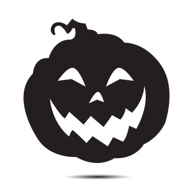 Halloween icon isolated on a white background. vector art, Emotional Pumpkin.