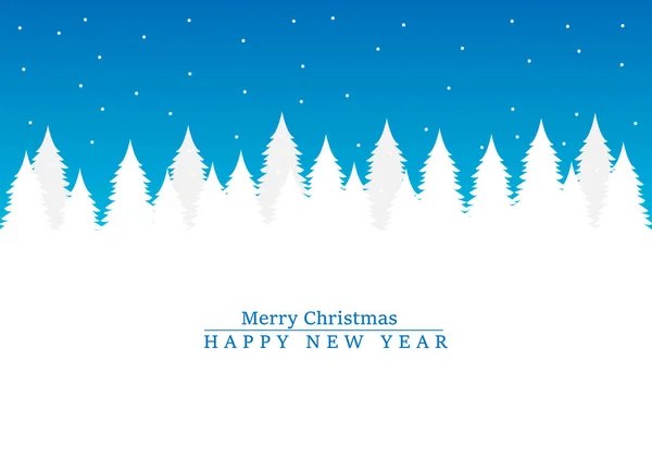 Fondo Abstracto Azul Blanco Feliz Navidad Feliz Año Nuevo Árbol — Archivo Imágenes Vectoriales