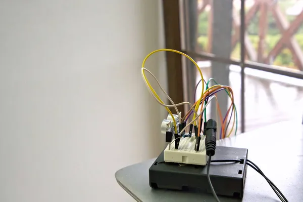 Kit Ciencia Con Cables Sensores Controlador — Foto de Stock