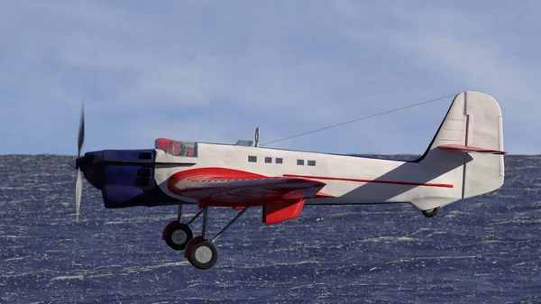 Illustration Historisches Sowjetisches Flugzeug Ant — Stockfoto