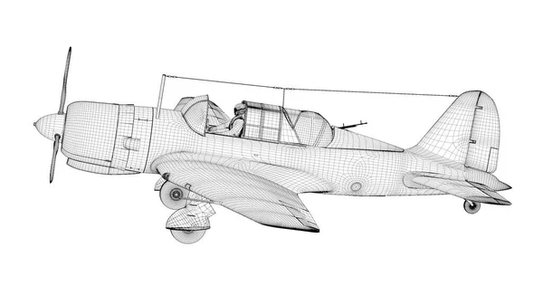 Ілюстрація Провід Радянського Легкого Бомбардувальника — стокове фото