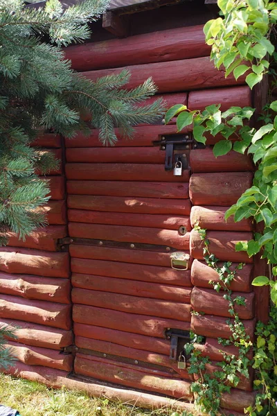 Wooden Cottage Countryside — Zdjęcie stockowe