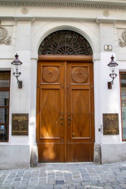 Viyana, Avusturya, 24 Temmuz 2021. Israelitische Kultusgemeinde Wien, IKG, Viyana 'daki Yahudi cemaatidir. Üyelerine çeşitli sosyal, dini ve eğitim hizmetleri sunar..