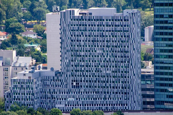 Vienna Austria July 2021 Office Building Formerly Known Generali Tower — Fotografia de Stock